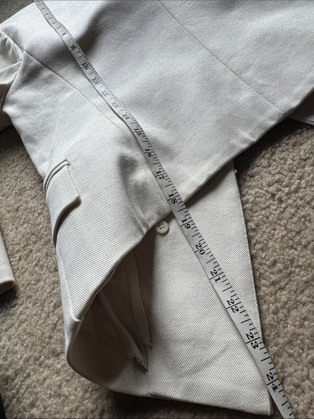 Veronica Beard Diego Dickey Jacket Ecru US 4